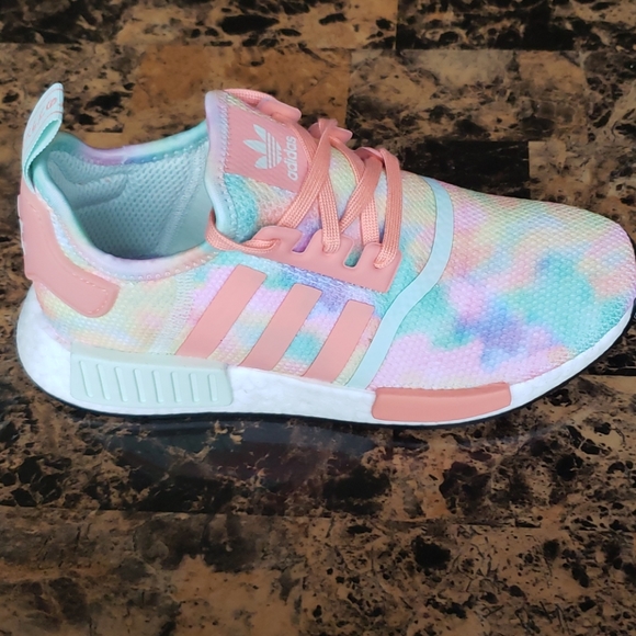 Adidas NMD R1 Tie Dye Athletic Sneakers - Size 8 - Picture 6 of 16
